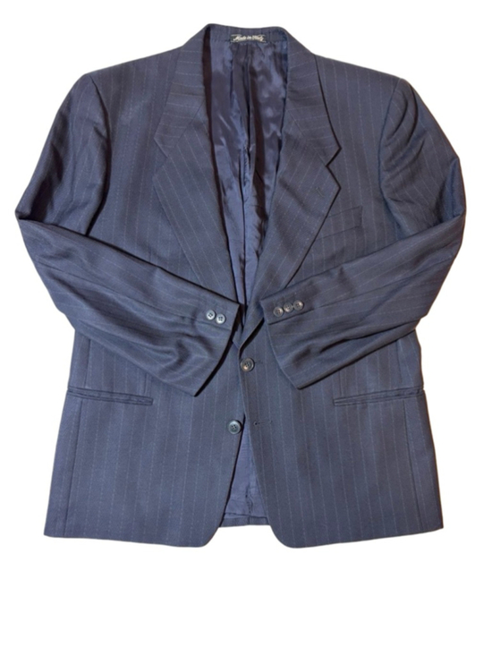 Giorgio Armani Other - Giorgio Armani Wool Blazer 40 Black Pinstripe Italy Tailored Luxury